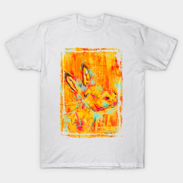 donkey painting T-Shirt by somatosis